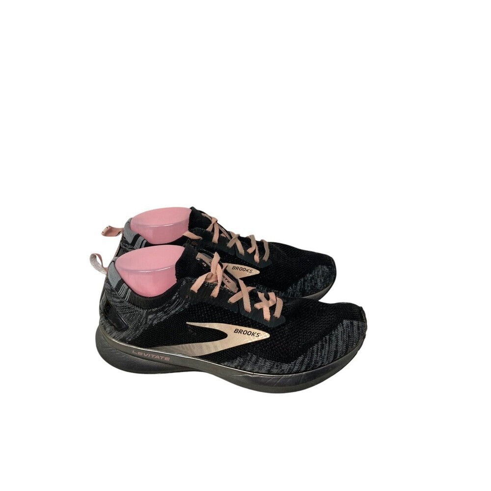 Brooks Running Shoes Women's Size 10 Levitate 4 Black Sneaker Lace Up